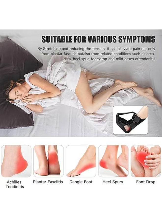 دعمة الكاحل والقدم القابلة للتعديل لعلاج انخفاض القدم والتهاب اللفافة الأخمصية - Image 3